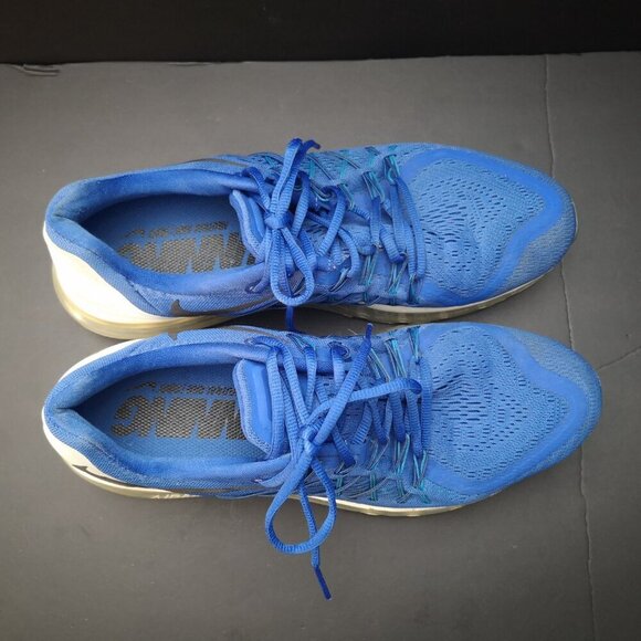 Nike Running Air Max Men's Size 12 Blue Neutral Ride / Soft Sneakers - Picture 4 of 9